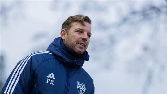 Cheftrainer Florian Kohfeldt vom belgischen Fußball Erstligisten KAS Eupen.