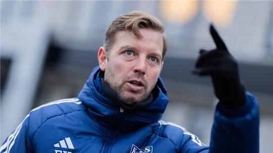 Cheftrainer Florian Kohfeldt vom belgischen Fußball Erstligisten KAS Eupen (auch AS Eupen).
