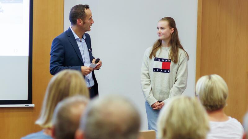 Chiara Eggers hat in diesem Jahr die Deutsche Meisterschaft und nun auch das Sportstipendium gewonnen.
