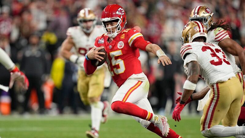 Nur Brady hat mehr: Mahomes zum dritten Mal Super-Bowl-MVP Chiefs-Quarterback Patrick Mahomes ist erneut wertvollster Spieler des Super Bowls.