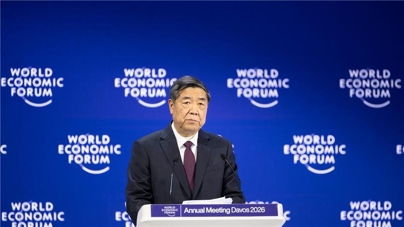 China hatte seinen Vize-Ministerpräsidenten zu dem jährlichen Treffen in Davos geschickt. 