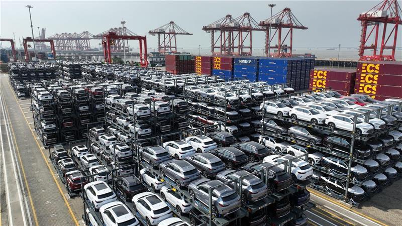 Autoverkäufe in China brechen ein - droht eine Trendwende? Chinas Automarken gleichen den Druck im heimischen Markt mit Exporten aus. (Symbolbild)
