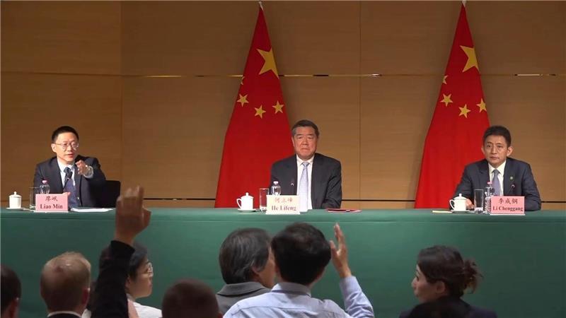 Chinas Delegation zeigte sich bereit, weiter mit den USA zu verhandeln. 