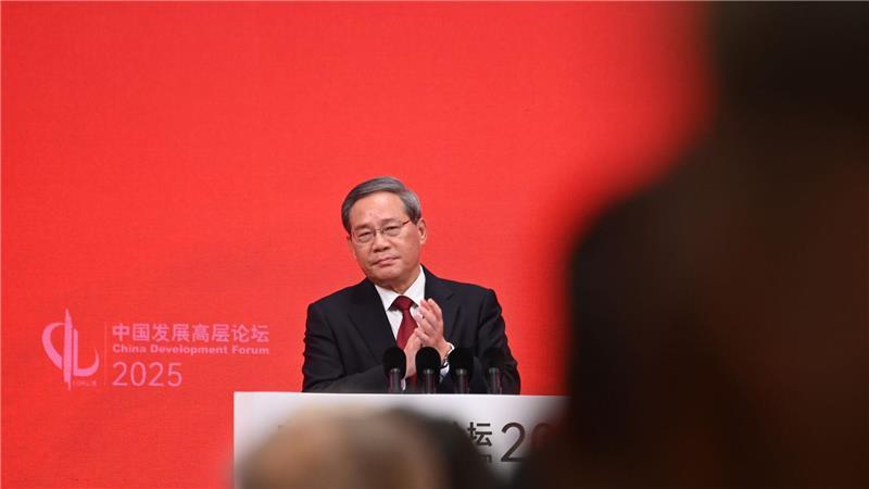 Chinas Ministerpräsident Li Qiang wirbt für mehr Kooperation.