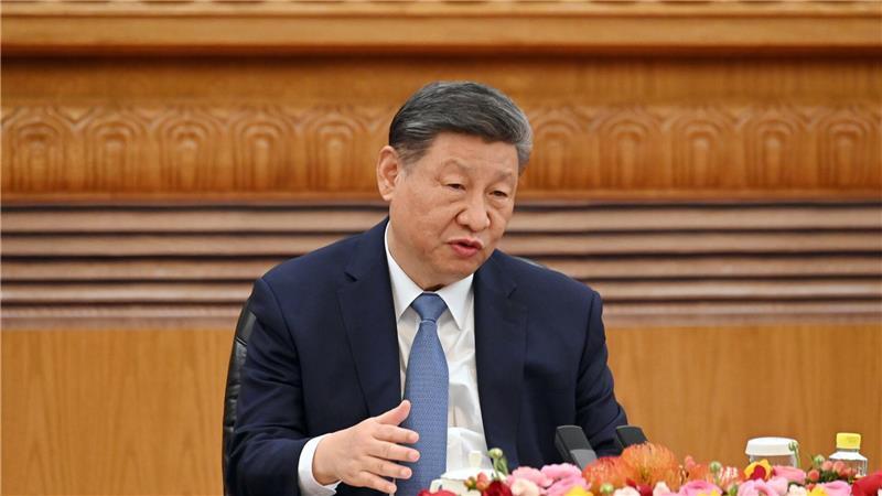Chinas Staatschef Xi Jinping wirbt vor internationalen Top-Managern für die Volksrepublik als Standort.