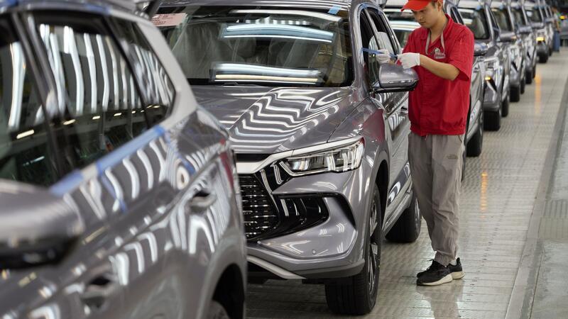 Chinesische Elektroautos sind normalerweise rund 20 Prozent günstiger als in der EU hergestellte Modelle.