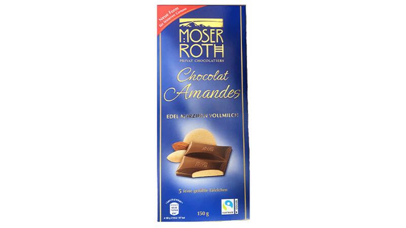 Vorsicht, Täuschung: Mit diesen Preis-Tricks blenden Hersteller Verbraucher Chocolat Amandes Vollmilch von Aldi: Eine Tafel Marzipan-Schokolade, die größer aussieht, obwohl weniger drin ist.
