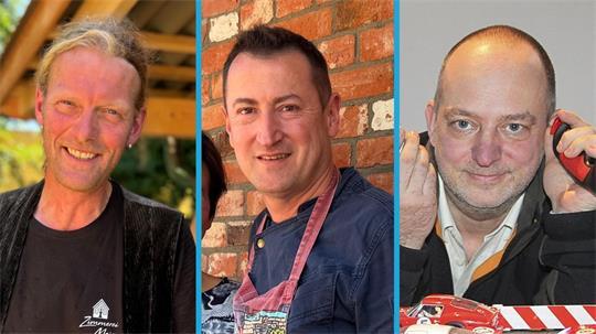 Christian Meier (2. Vorsitzender), Matthias Pape (1. Vorsitzender) und Boris Ksoll (Schriftführer, von links).