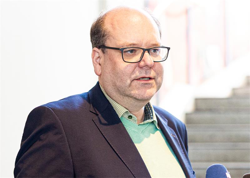 Neuer Umweltminister will Taskforce „Energiewende“ gründen Christian Meyer (Bündnis 90/Die Grünen). Foto: Moritz Frankenberg/dpa