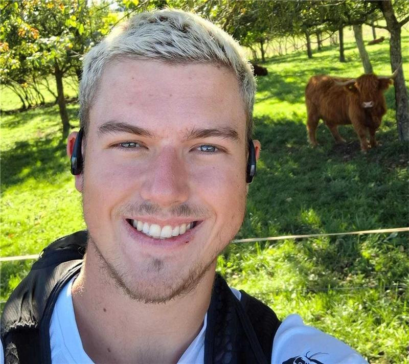 885 Kilometer: Wie ein Student ein mentales Tief hinter sich ließ Christian Saathoff bei seiner Wanderung durch Deutschland.