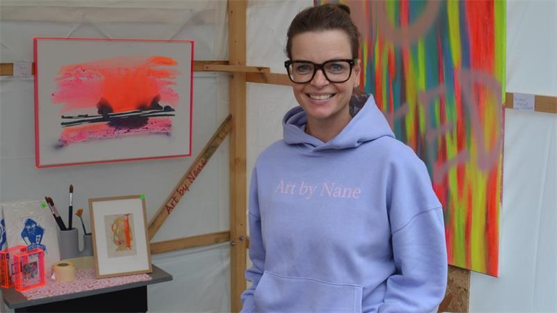 Harsefelder Herbstzauber: Wo Silber, Stände und Stauden locken Christiane Bruns aus Buxtehude zeigt ihre Werke auf dem Herbstzauber.