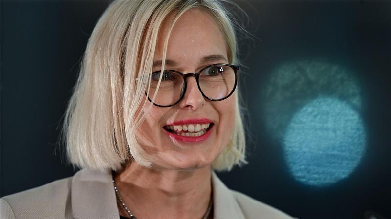 Christiane Schenderlein (CDU) ist Staatsministerin für Sport und Ehrenamt. Sie wird zusammen mit Steinmeier live beim EM-Finale der deutschen Basketballer in Riga dabei sein. (Archivfoto)