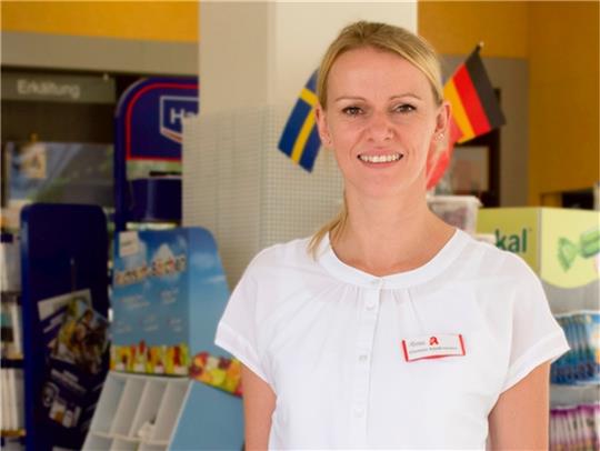 Christin Kindermann von der Fontane Apotheke in Stade hat sich dem bundesweiten Wettbewerb gestellt. Foto: Dammer