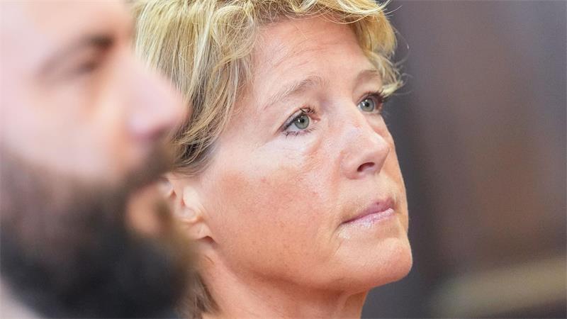 Christina Block bestreitet die Vorwürfe der Anklage.