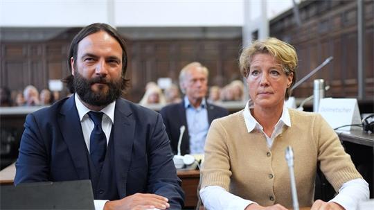 Christina Block bestreitet die Vorwürfe der Anklage.