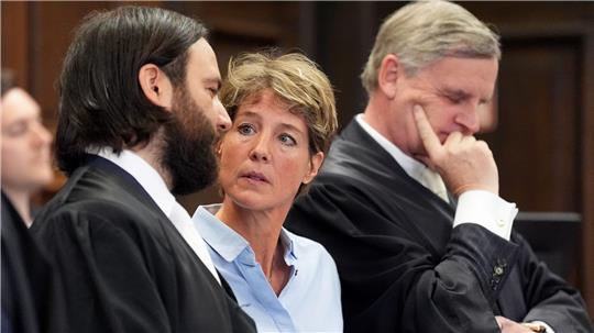 Christina Block wird vorgeworfen, die Entführung zweier ihrer Kinder in Auftrag gegeben zu haben.