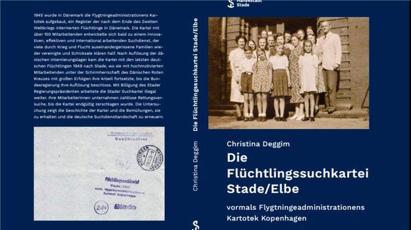Christina Deggim: „Die Flüchtlingssuchkartei Stade/Elbe" ist soeben von der Hansestadt Stade herausgegeben worden, kostet 18,60 Euro und ist unter der ISBN-Nummer 978-938528-18-1 im Buchhandel erhältlich.