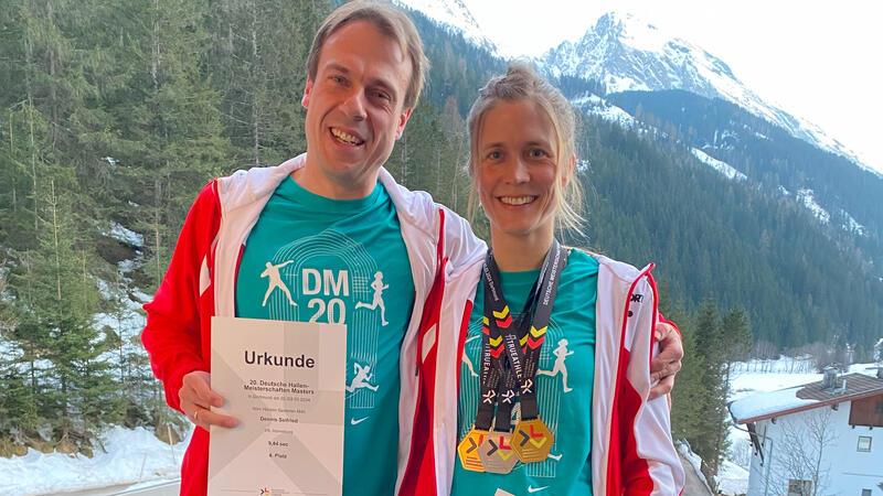 Christina Seifried sammelt weiter Medaillen auf nationaler Ebene Christina und Dennis Seifried.