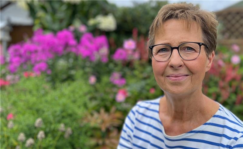 Christine Kruse hat ein bisschen mehr Zeit für ihren Garten, seitdem sie nicht mehr Vorsitzende des Chors „Our Sound" ist. Sie genießt es nun, sich nur aufs Singen zu konzentrieren.