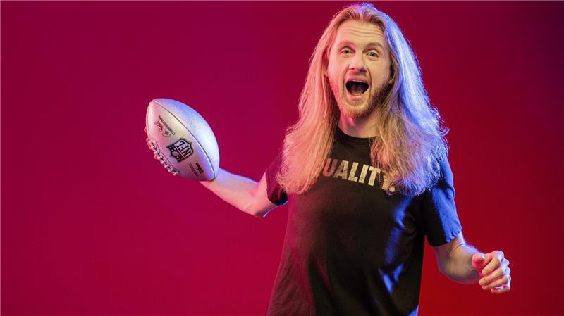 Christoph „Icke“ Dommisch ist eines der Gesichter der TV-Übertragungen aus der NFL in Deutschland auf ProSieben. Foto: Hahn+Hartung/ProSieben