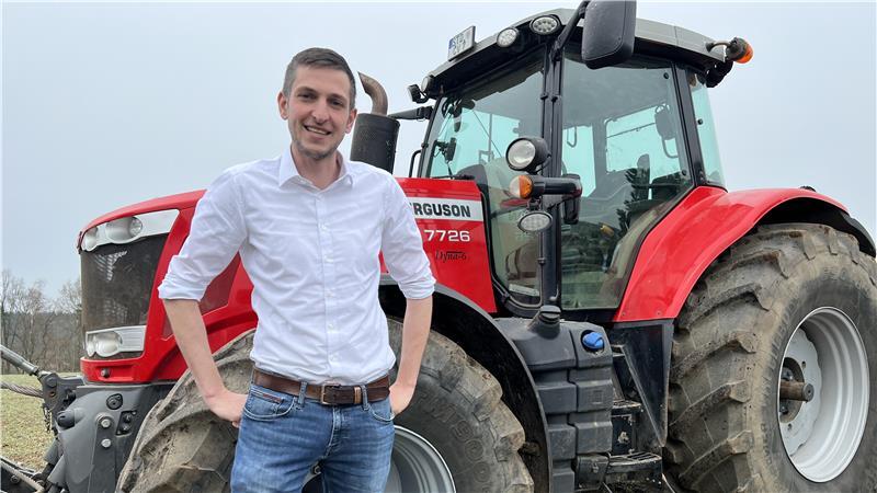 Wie die Landwirtschaft im Kreis Stade den Klimawandel zu spüren bekommt Christoph Vollmer, Landwirt in Grundoldendorf und Vorsitzender des Maschinenrings Stade.