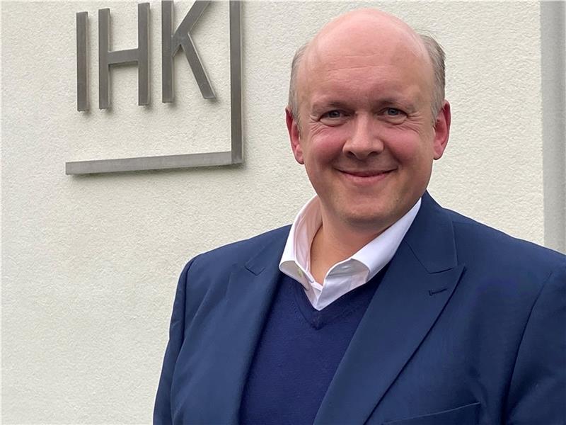 Neuer IHK-Chef „zwischen Alptraum und Aufbruch“ Christoph von Speßhardt ist neuer IHK-Hauptgeschäftsführer. Foto: Schupp