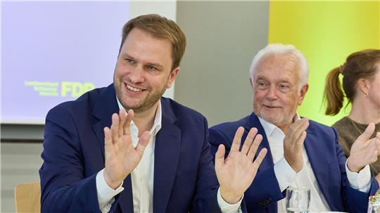 Christopher Vogt wurde mit 186 von 200 Delegiertenstimmen zum Spitzenkandidaten gewählt.