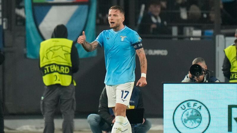 Ciro Immobile erzielte für Lazio das 1:0.