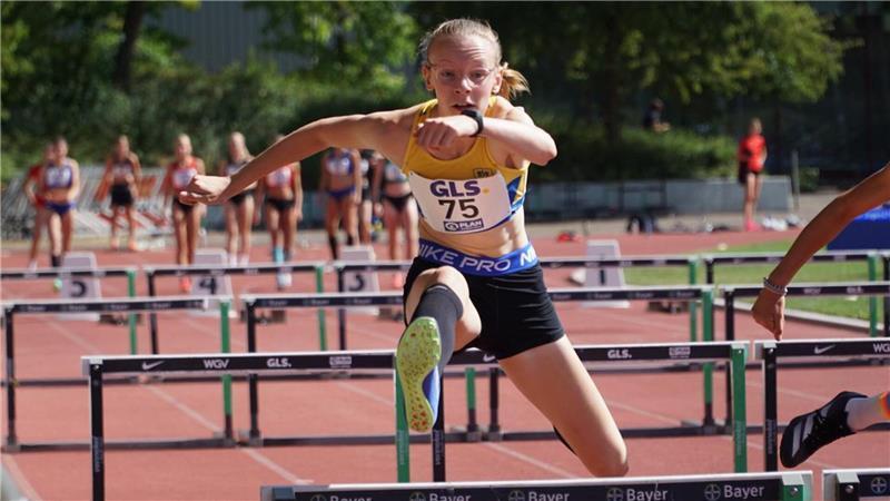 Clara Passauer ist Mehrkämpferin und zeigte in Hamburg starke Leistungen.