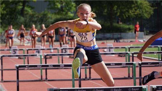 Clara Passauer ist Mehrkämpferin und zeigte in Hamburg starke Leistungen.