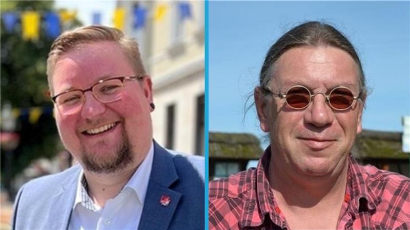 Clemens Ultsch und Helge Winnat wollen Bürgermeister in Buxtehude und Nordkehdingen werden.