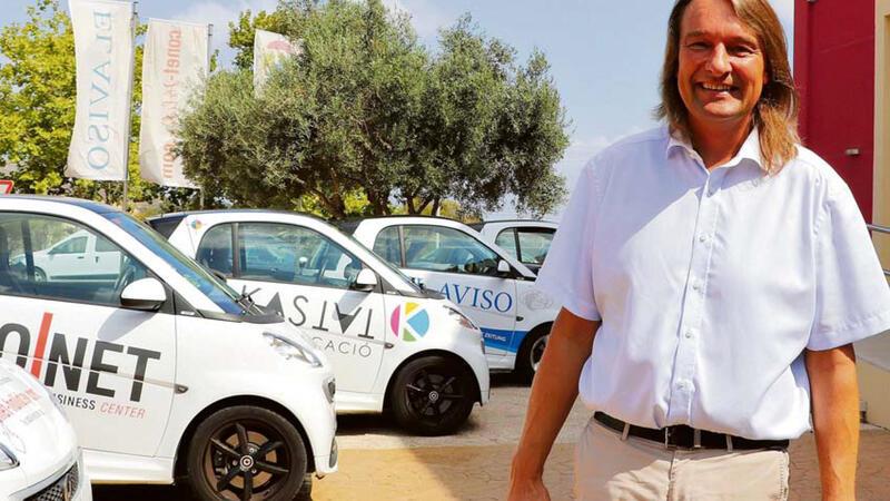 Co.Net-Mitgründer Thomas Limberg 2020 auf Mallorca. Auf der Ferieninsel erwarb die Verbrauchergenossenschaft diverse Immobilien.
