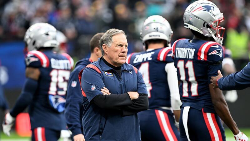 Flop auch in Frankfurt: Patriots verlieren weiter Coach Bill Belichick musste mit den Patriots die nächste Niederlage einstecken.