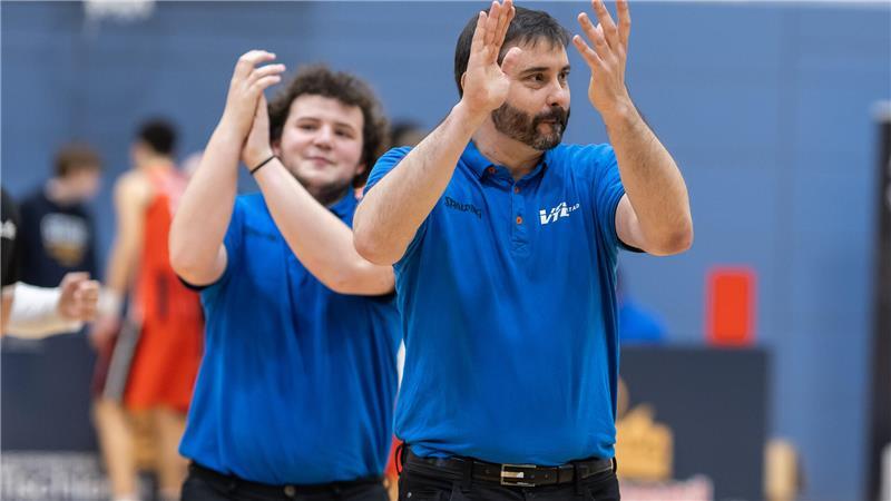 Coach Joan Rallo Fernández musste bei der Aufstellung improvisieren.