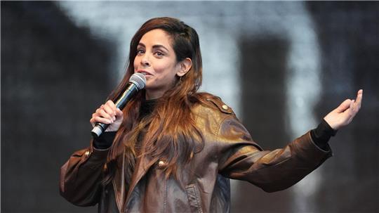 Collien Fernandes, Schauspielerin und Moderatorin, bekam viel Unterstützung.