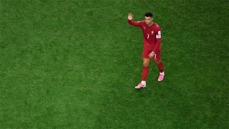 Cristiano Ronaldo nach Portugals WM-Aus gegen Spanien.
