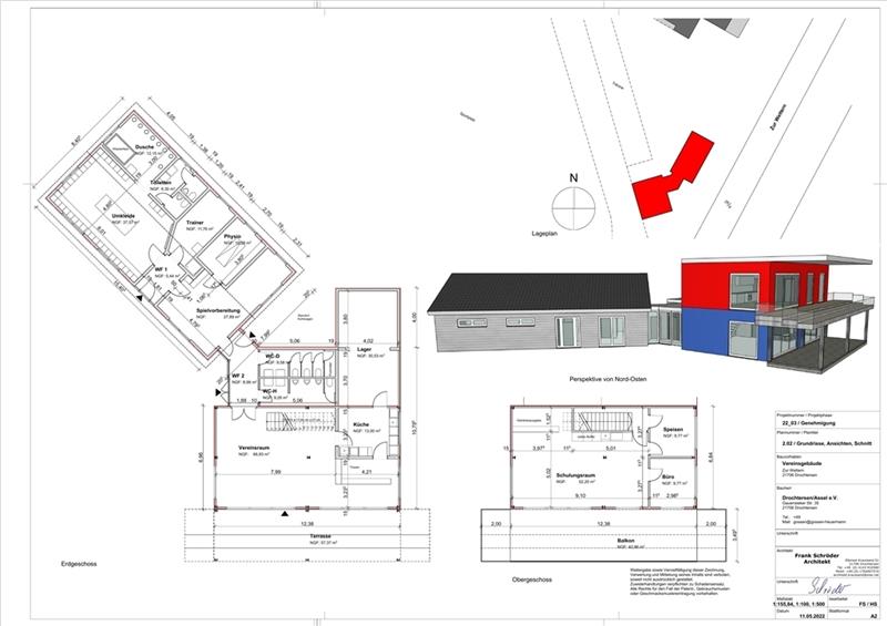 D/A darf ein neues Vereinsgebäude bauen D/A will im Anschluss an die jetzige Sitztribüne ein Vereinsgebäude errichten.