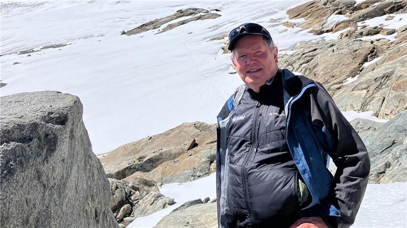 Klimakrise am Berg: Würmer fürs Hütten-Klo und Einfachheit DAV-Vizepräsident Wolfgang Arnoldt warnt vor dem weiteren Abschmelzen der Gletscher.
