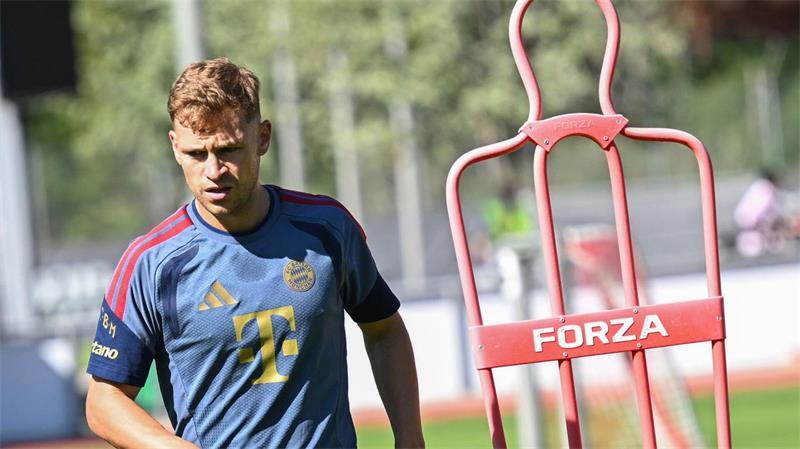 DFB-Kapitän Joshua Kimmich ist im Training zurück.