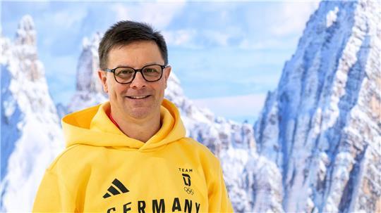 DOSB-Vorstand Olaf Tabor präsentierte das deutsche Olympia-Team.