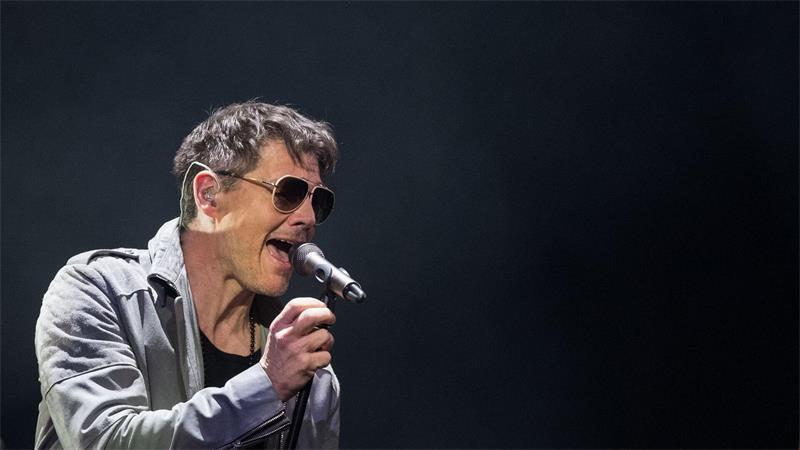 Da konnte er noch auf der Bühne singen: Harket bei einem Konzert in Stuttgart 2018. (Archivbild)
