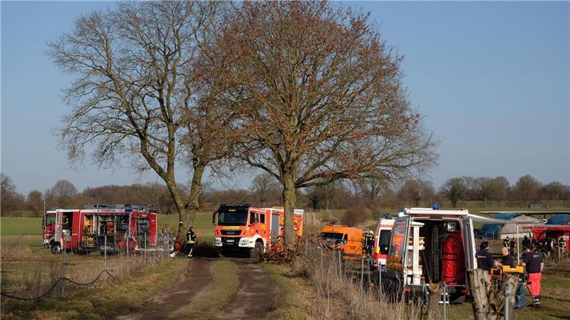 Dabei kam auch die Feuerwehr zum Einsatz.