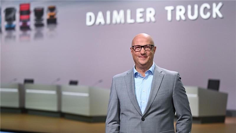 Daimler-Truck-Gesamtbetriebsratschef Michael Brecht: Fokus nicht nur auf Effizienz und Sparen. (Archivbild)
