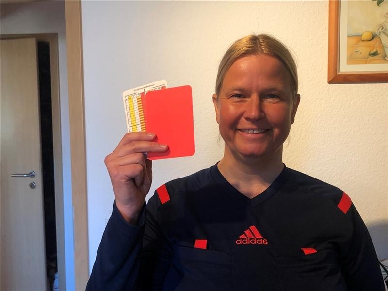 Fußball-Schiedsrichterin Dana Lunkowsky kennt die Machosprüche Dana Lunkowsky. Foto: Berlin
