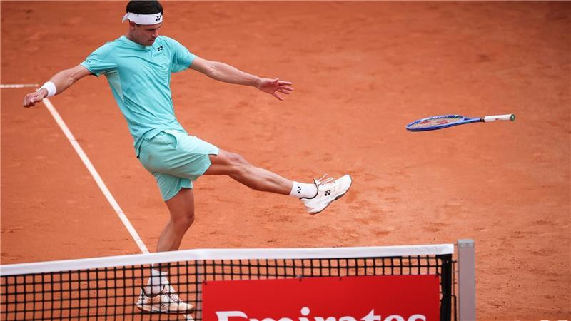 Daniel Altmaier ist im Viertelfinale des Hamburger Tennis-Turniers ausgeschieden.
