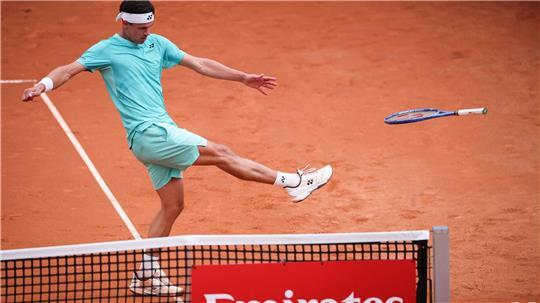 Daniel Altmaier ist im Viertelfinale des Hamburger Tennis-Turniers ausgeschieden.