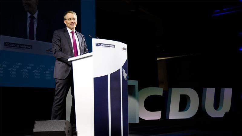 Daniel Günther bleibt Landesvorsitzender der CDU.