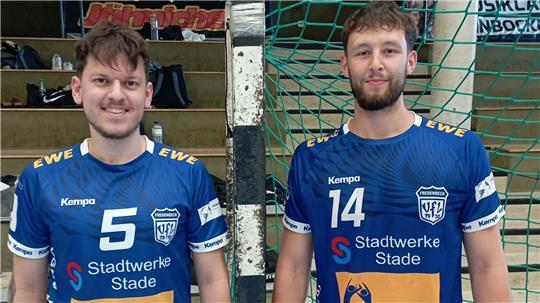 Daniel Polak (links) und Timo Backofen sollen die etablierten Außenspieler entlasten.