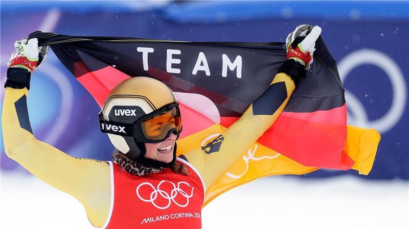 Daniela Maier feiert ihren größten Triumph.