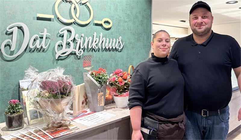 Daniela und Johannes Wulff setzen auf den Restaurant-Betrieb, aber auch auf ihr zweites Standbein: das Catering durch Dat Brinkhuus.
